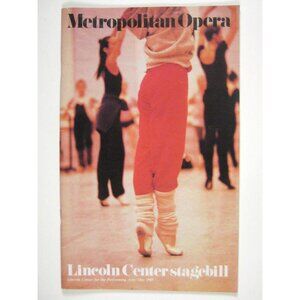 American Ballet Stagebill 1985 Lincoln Center Romeo Juliet Makarova